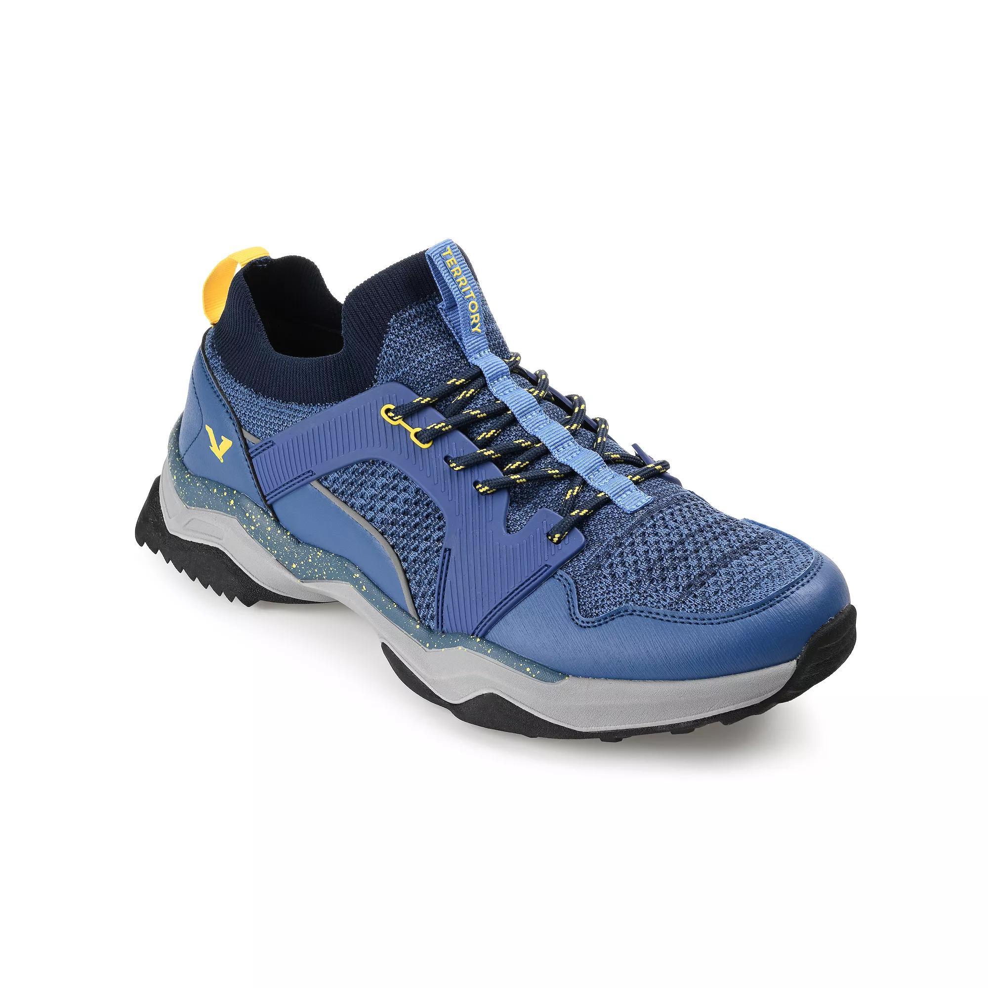 Territory Yosemite Men's Waterproof Knit Trail Sneakers, Size: 9, Blue Product Image
