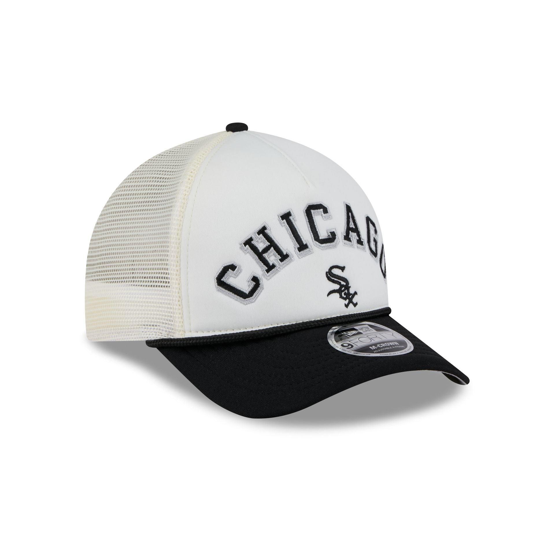 Chicago White Sox Chrome Arch 9FORTY M-Crown A-Frame Trucker Hat Male Product Image