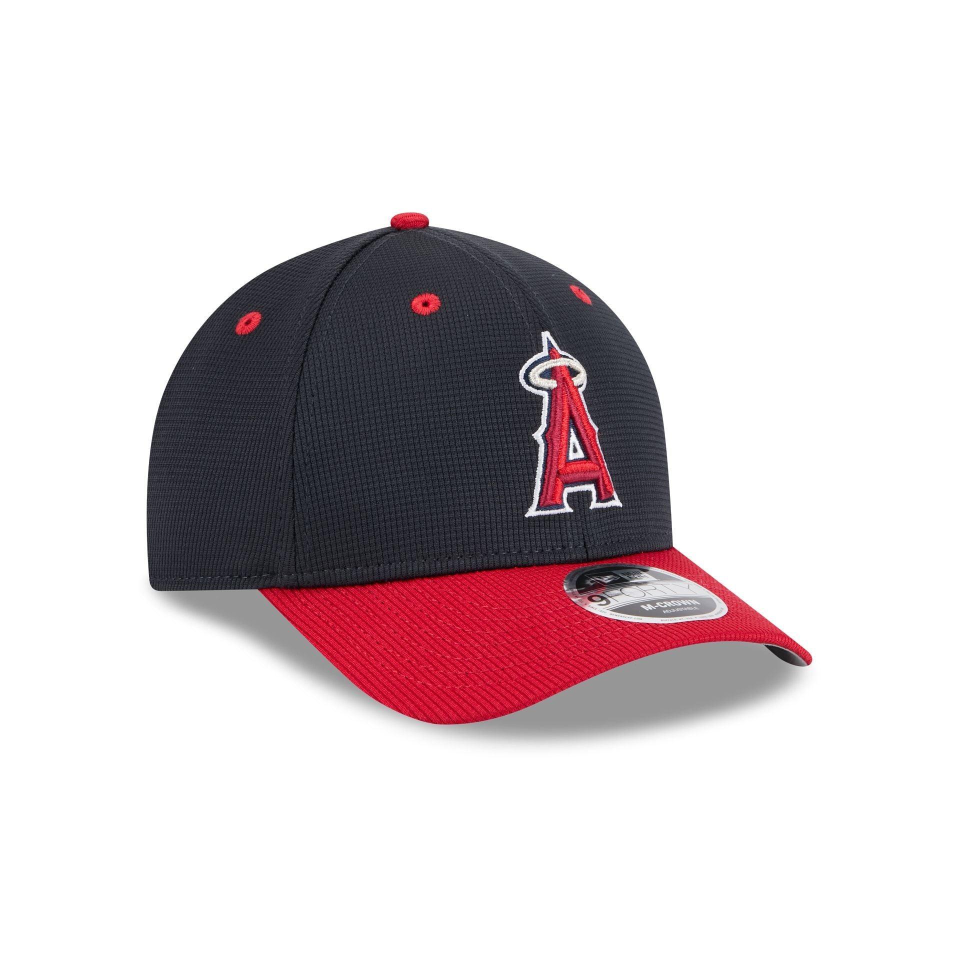 Los Angeles Angels 2025 Batting Practice 9FORTY M-Crown Snapback Hat Male Product Image