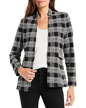 NIC+ZOE Perfectly Plaid Knit Blazer Multi) Women's Suits Sets Product Image