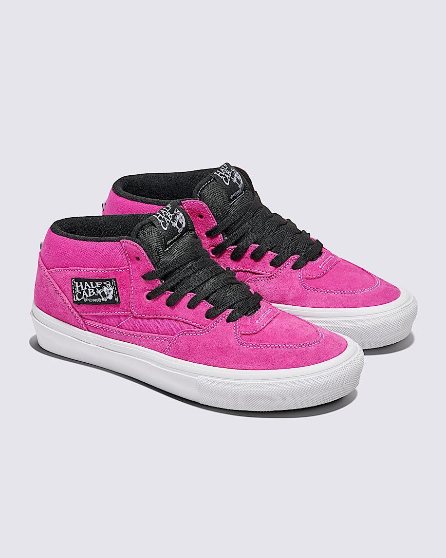 Skate Half Cab Shoe in Hot Pink / Black| Vans US Product Image