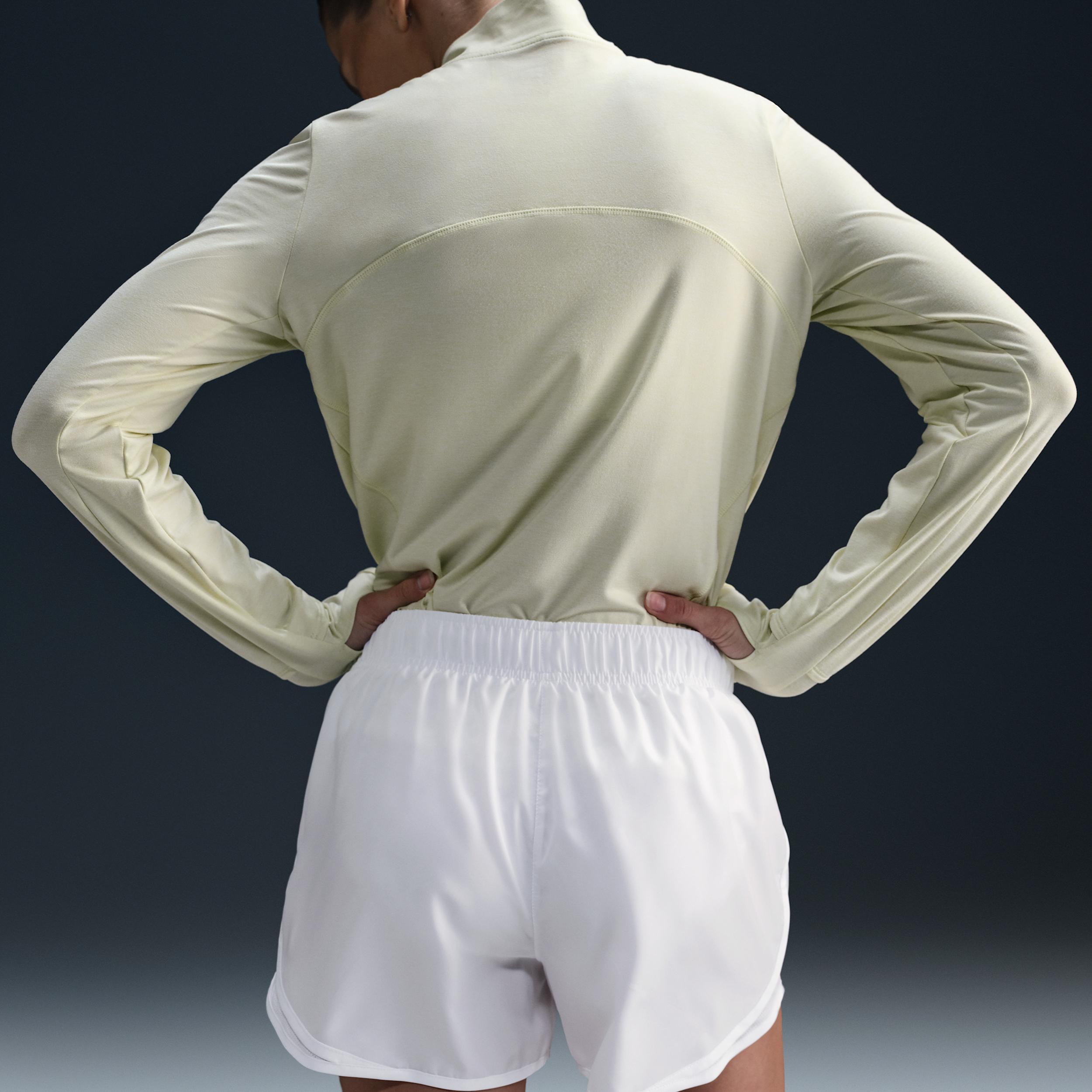 Women's Nike Tempo Dri-FIT Mid-Rise 3-in. Running Shorts, Size: XL, White Product Image