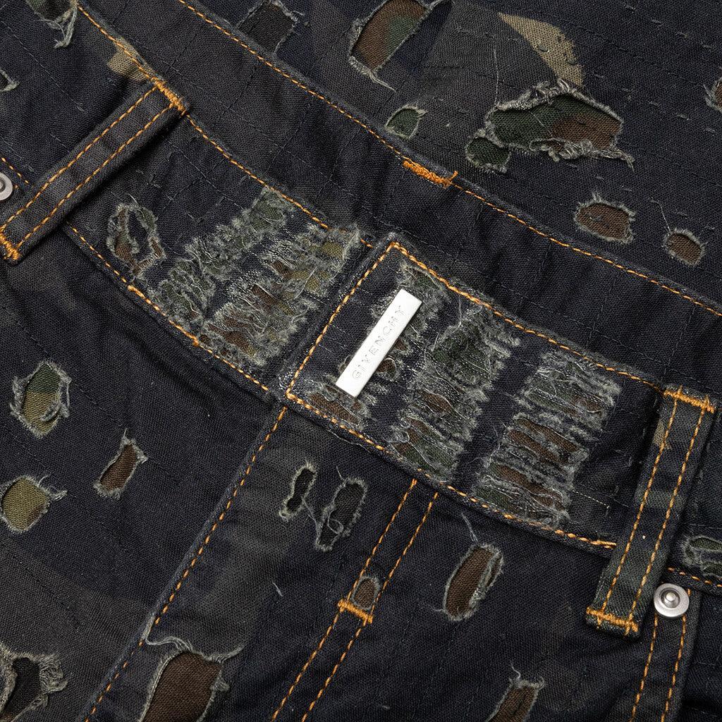 Carpenter Denim Trousers - Brown/Khaki Male Product Image