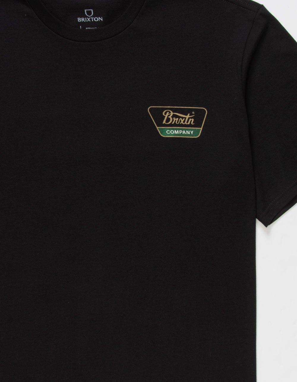 BRIXTON Linwood Mens Tee - TAN Product Image