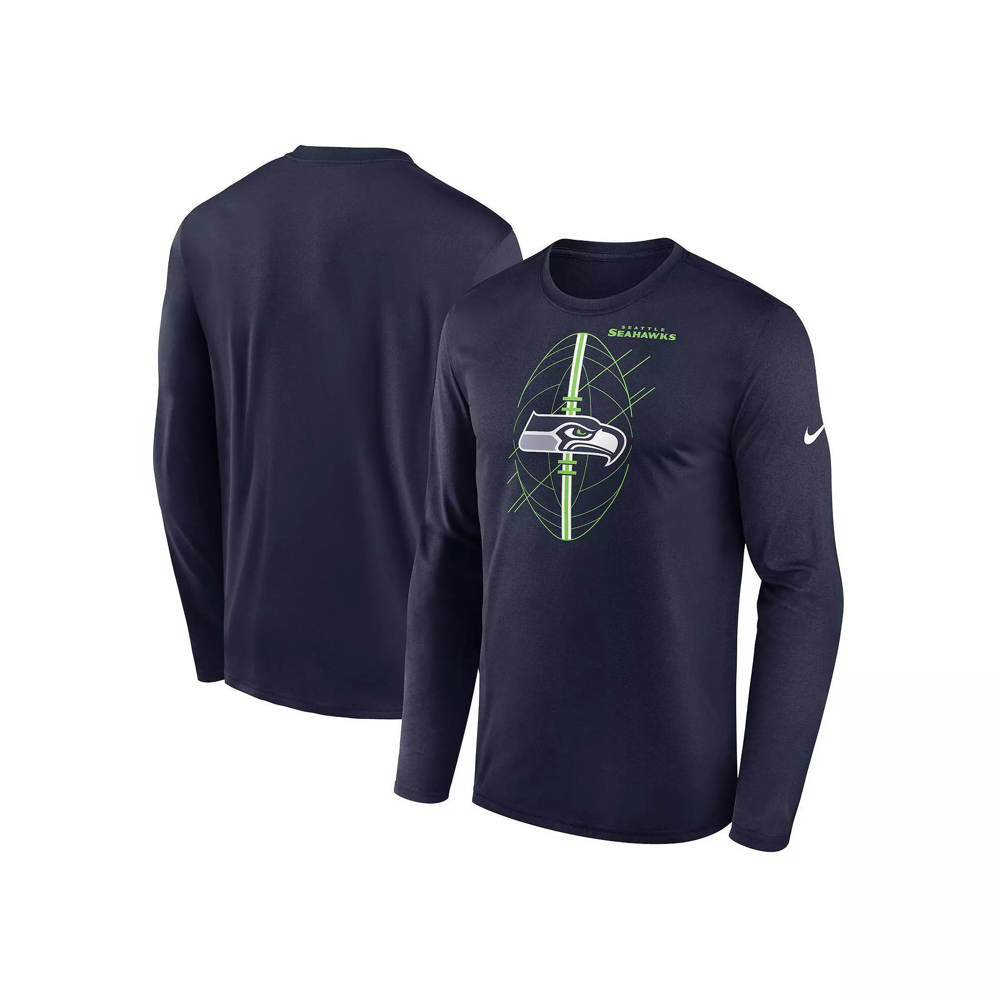 Men's Nike Royal Los Angeles Rams Legend Icon Long Sleeve T-Shirt, Size: Small, Blue Product Image