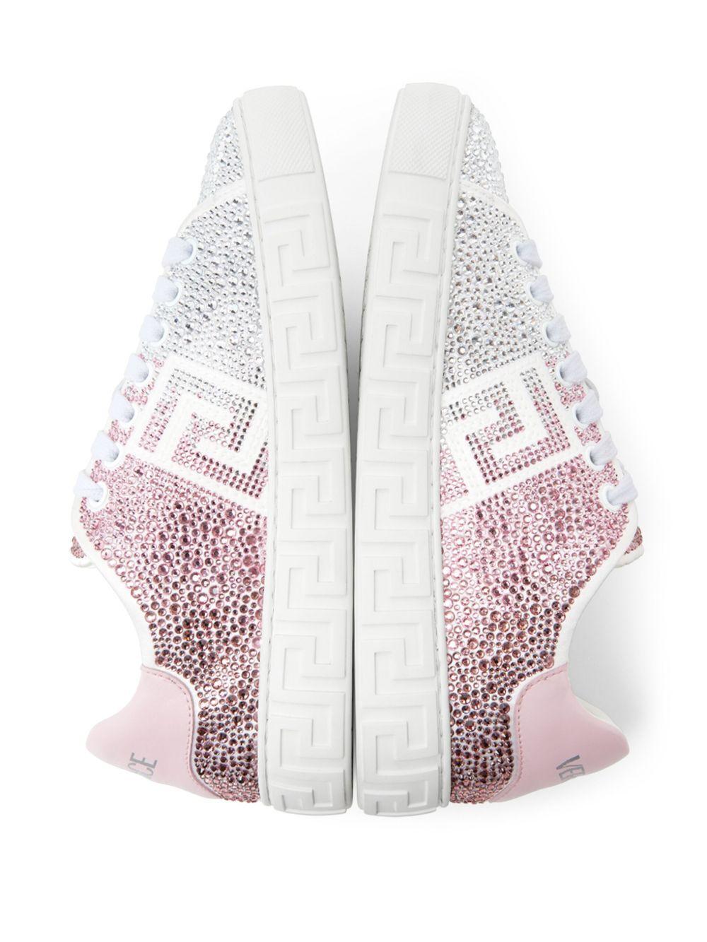 Greca crystal-embellished sneakers Product Image