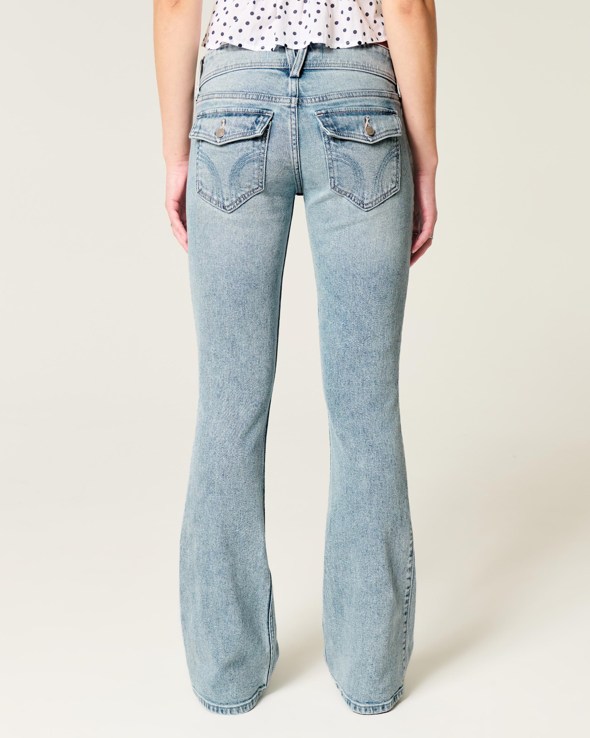 Low-Rise Light Wash Boot Jeans Product Image