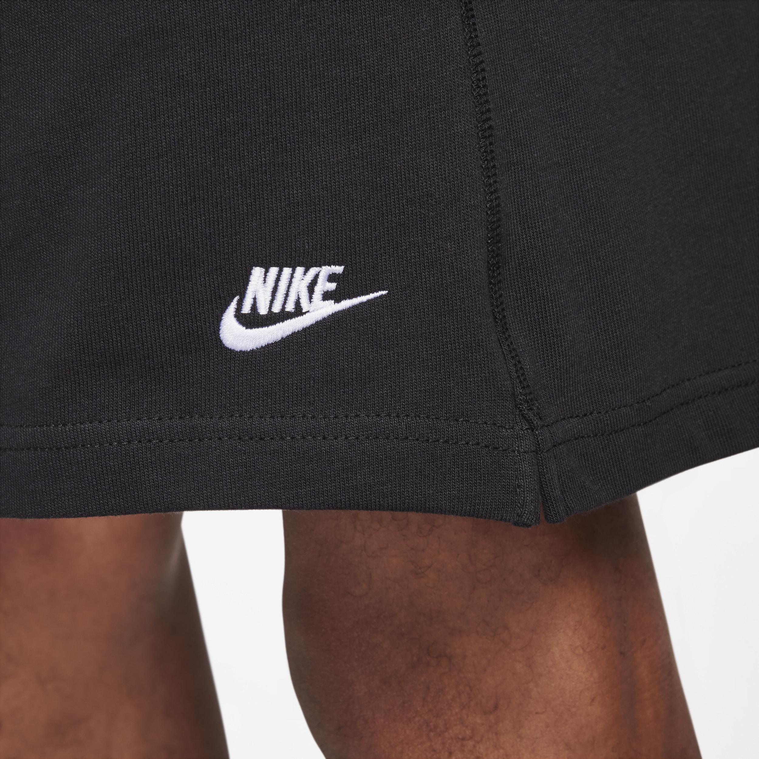 Big & Tall Nike Club Knit Shorts, Men's, Size: 3XL Tall, Black White Product Image