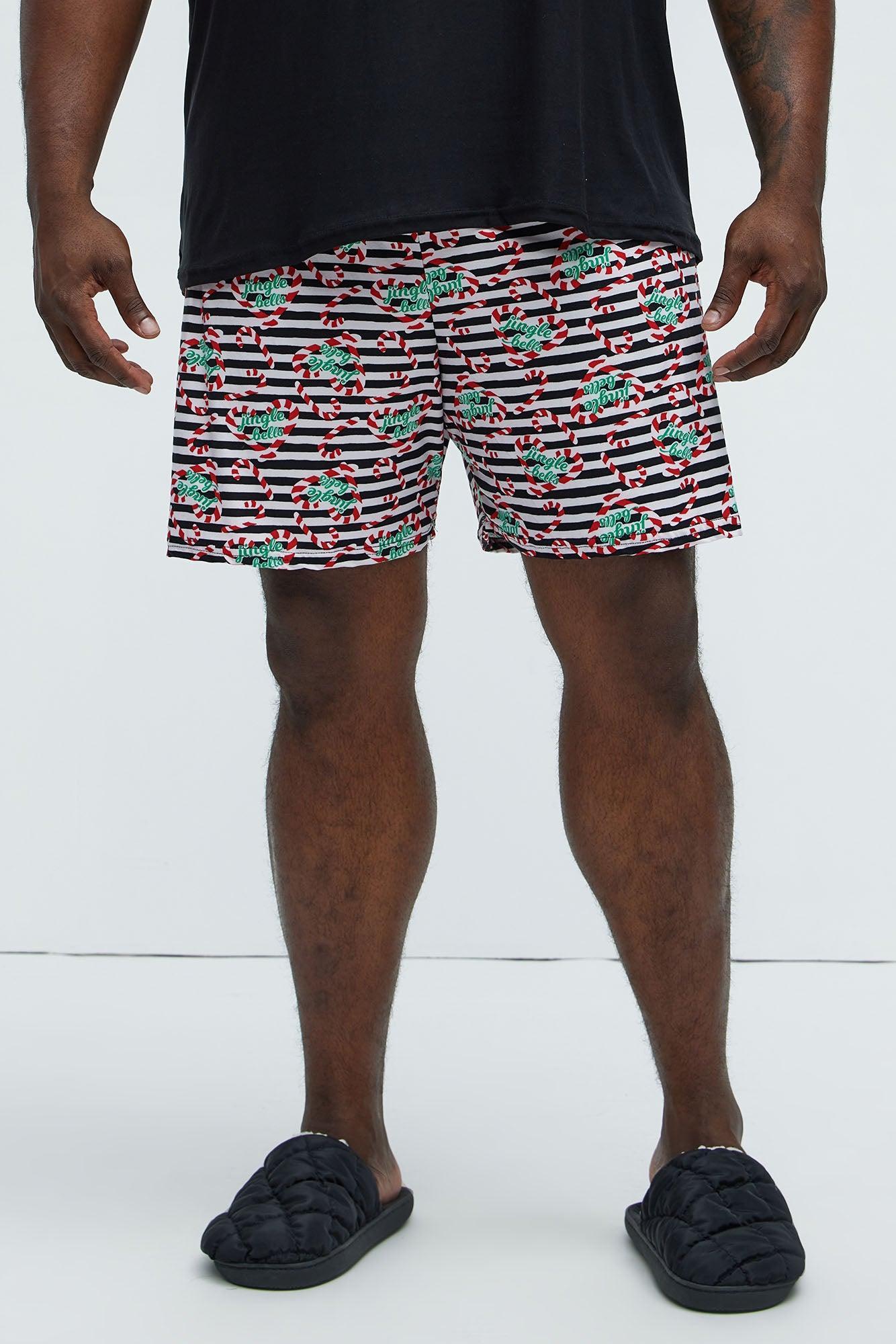 Single Ready To Jingle Holiday PJ Set - Black/combo Product Image