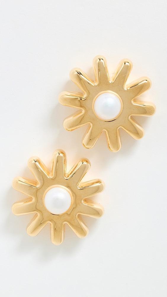 Brinker + Eliza Daisy Earrings | Shopbop Product Image