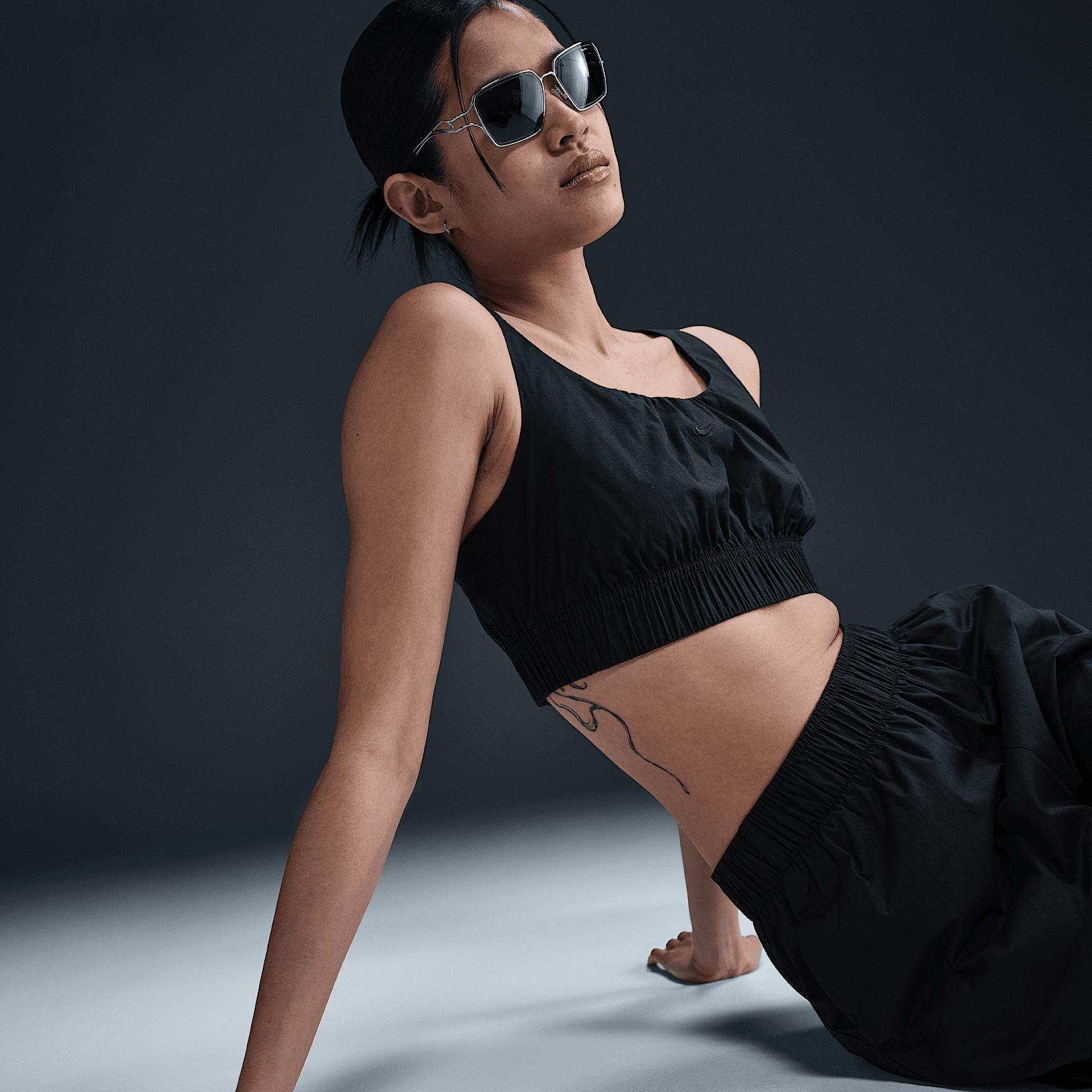 Women's Nike Sportswear Chill Poplin Slim Cropped Tank Top Product Image