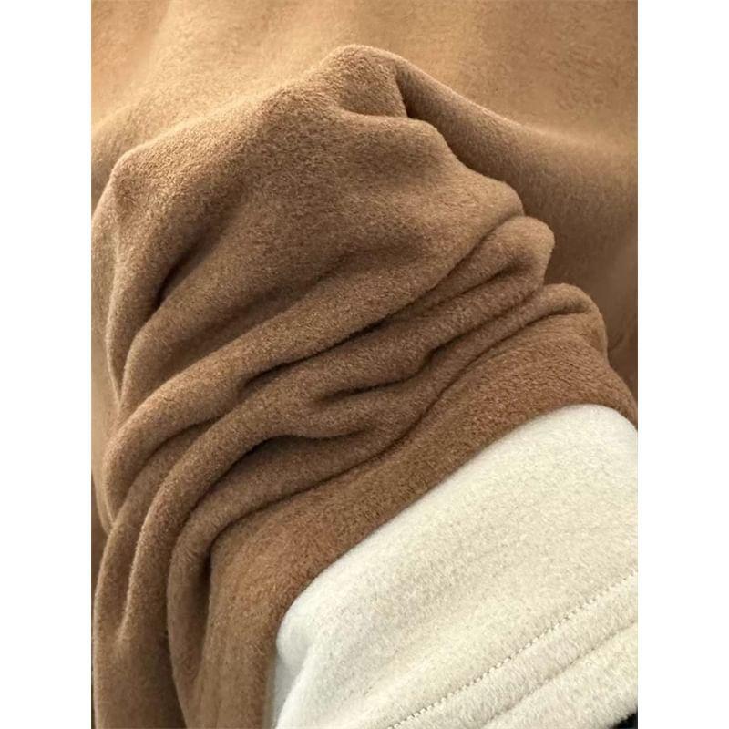 Long Sleeve Round Neck Mock Two Piece T-Shirt Product Image