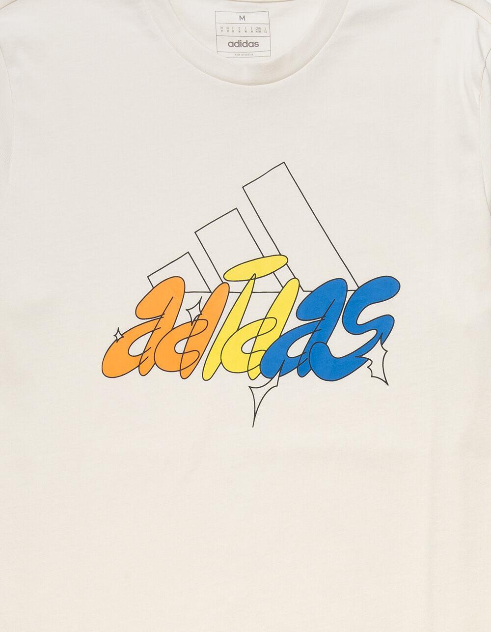 ADIDAS Illustrate Badge Of Sport Mens Tee - WHITE Product Image