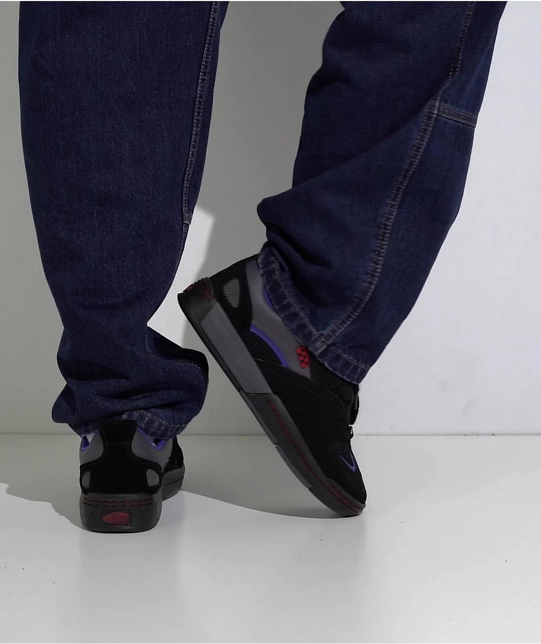 Vans Mixxa Black & Grey Skate Shoes Product Image