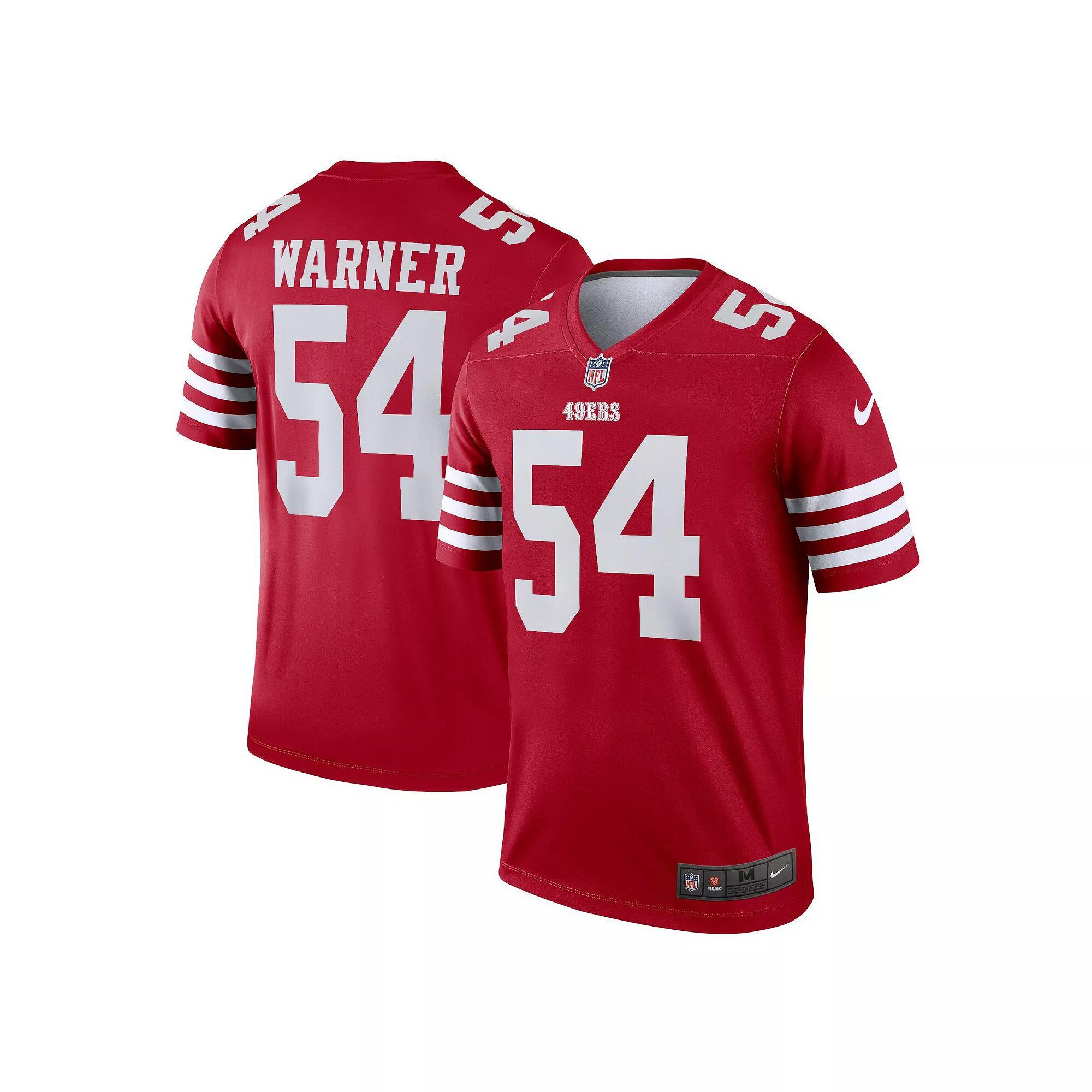 Men's Nike Fred Warner Scarlet San Francisco 49ers Legend Jersey, Size: Large Product Image