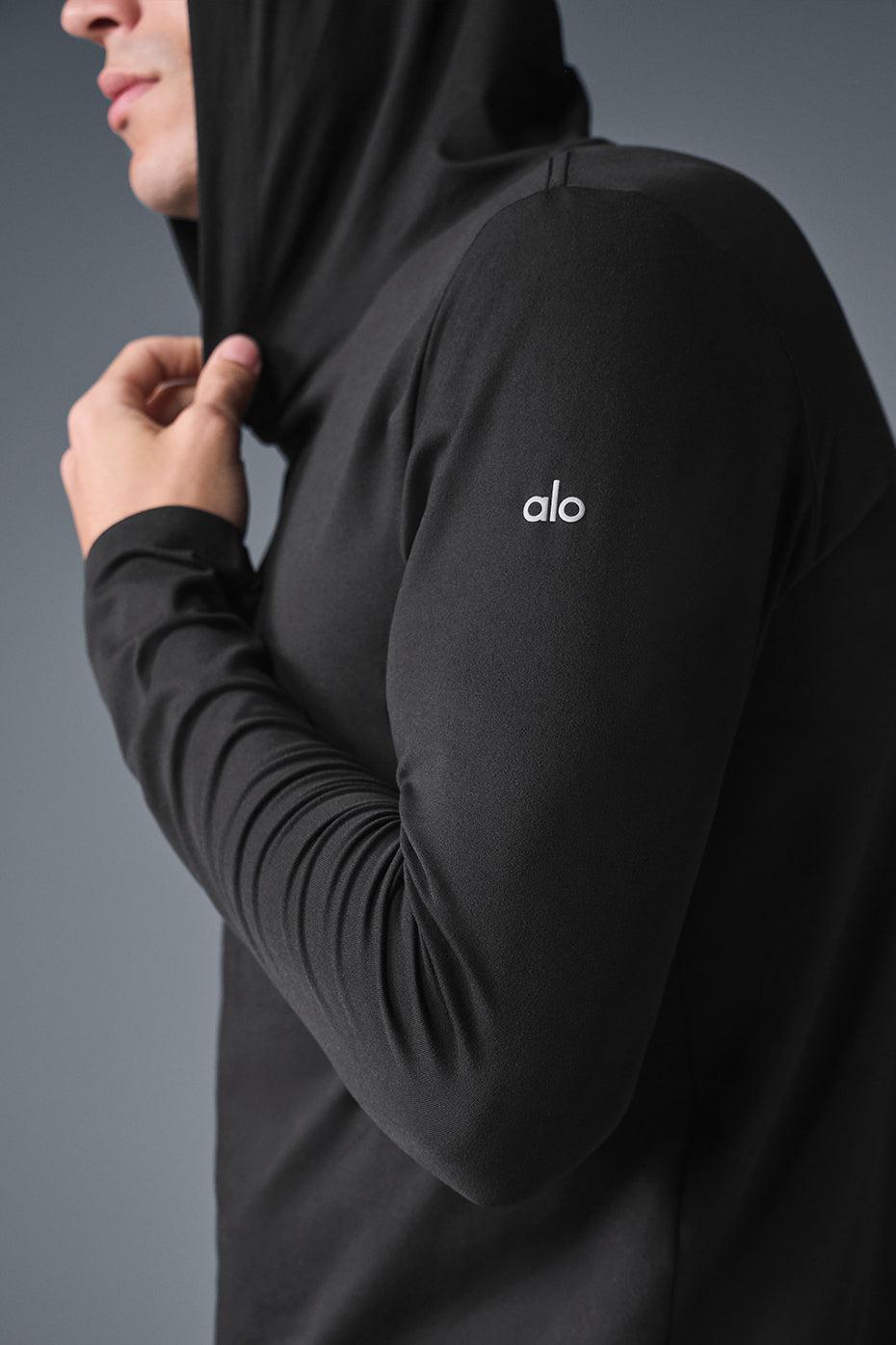 Conquer Reform Long Sleeve With Hood - Black Male Product Image