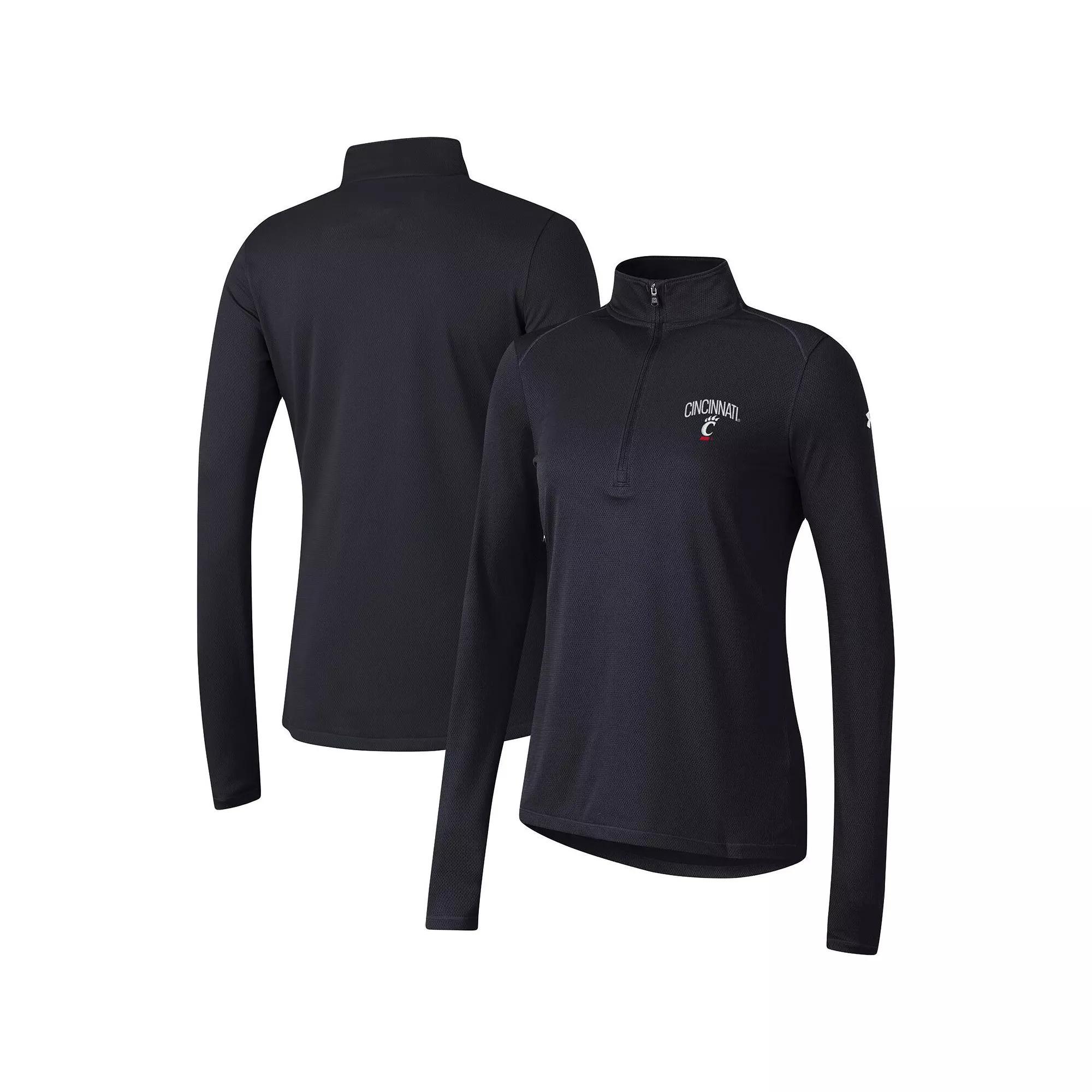 Womens Under Armour Cincinnati Bearcats Tech Mesh Quarter-Zip Top Product Image