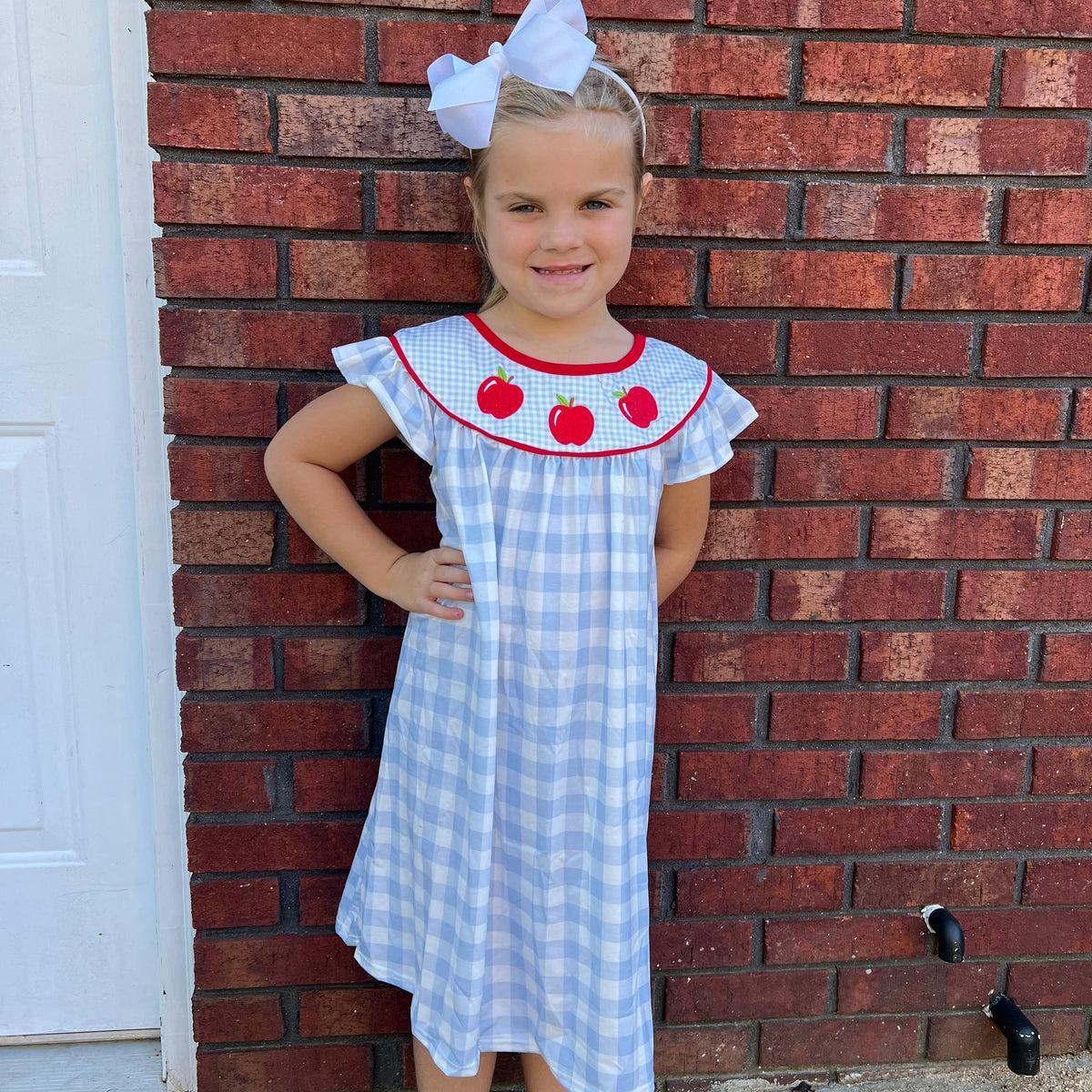 Apple Smocked Dress Product Image