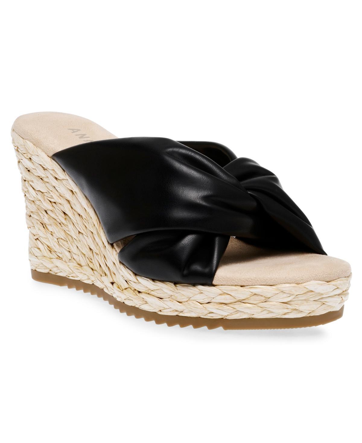 Anne Klein Womens Weslie Espadrille Wedge Sandals Product Image