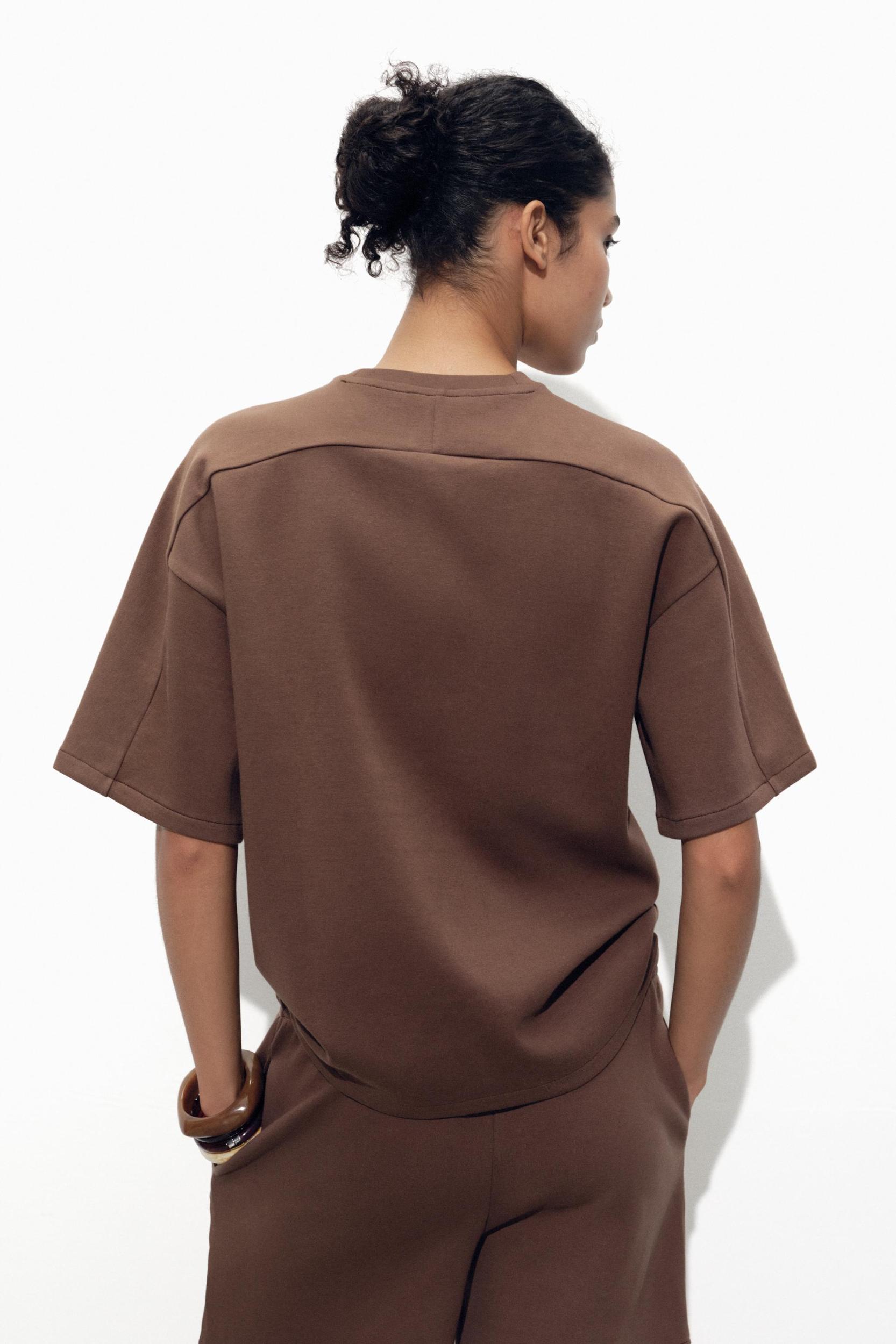 SHORT SLEEVE INTERLOCK SWEATSHIRT Product Image