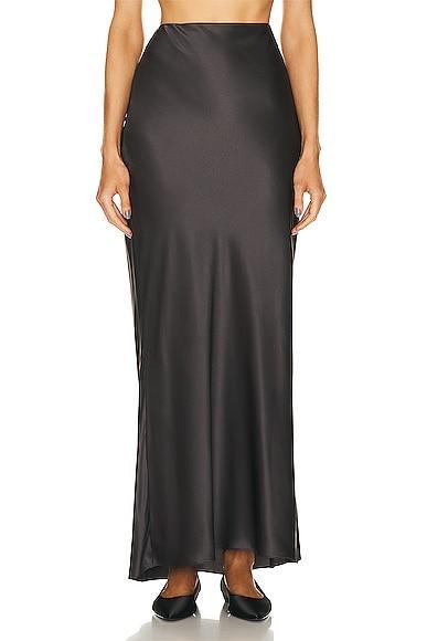 The Sei Bias Maxi Skirt Charcoal. (also in 2). Product Image