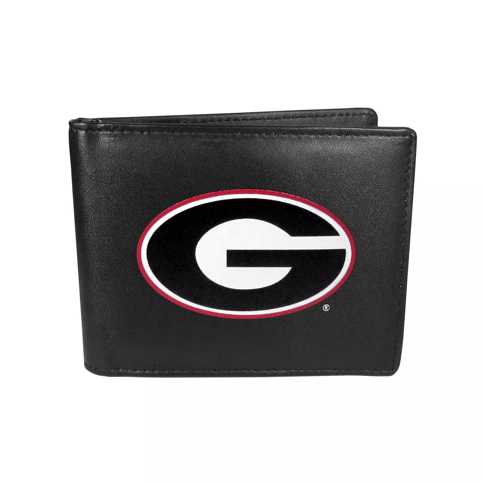 Men's Georgia Bulldogs Leather Bi-Fold Wallet, Team Product Image