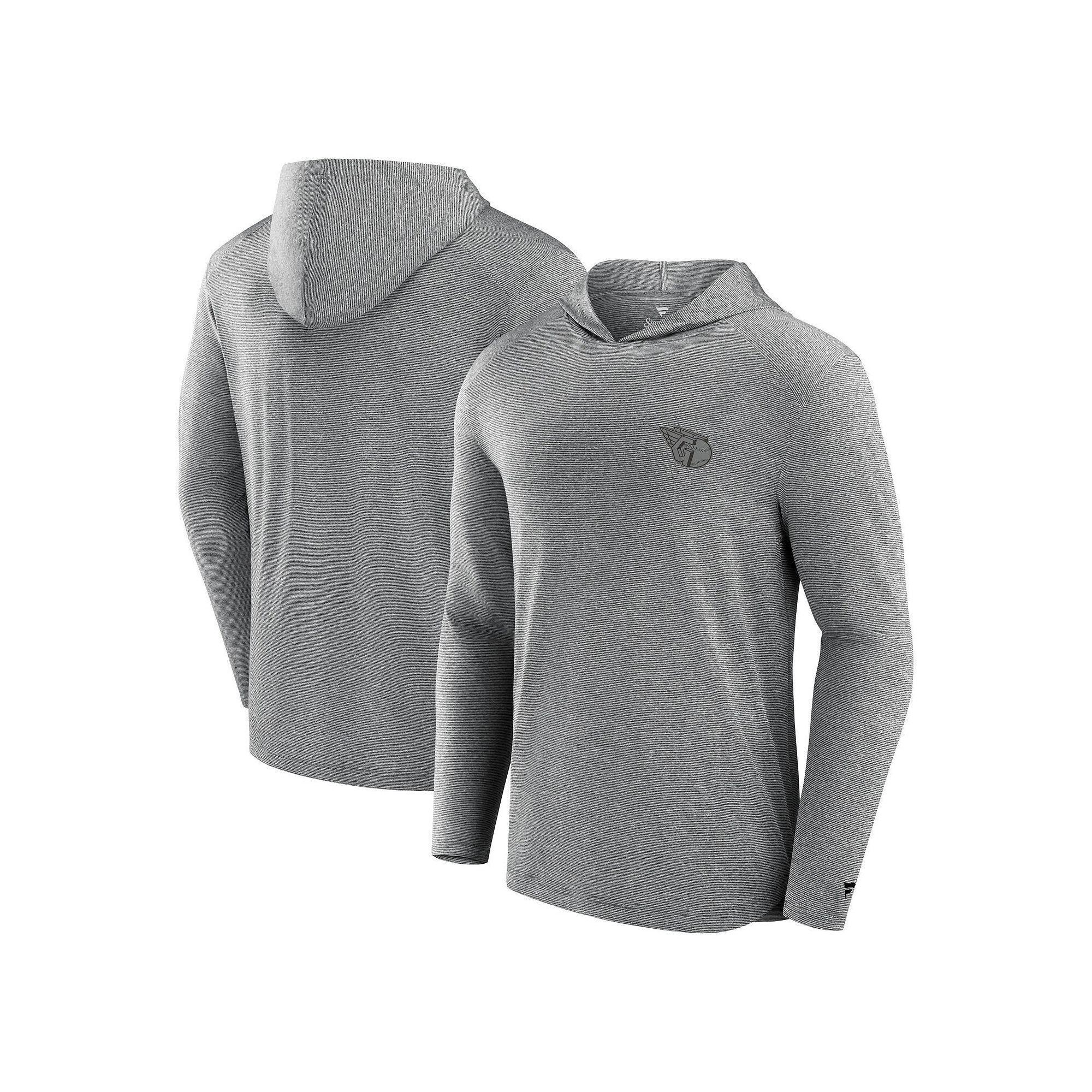 Men's Fanatics Signature Black Toronto Blue Jays Front Office Tech Lightweight Hoodie T-Shirt, Size: Small, Jay Black Product Image