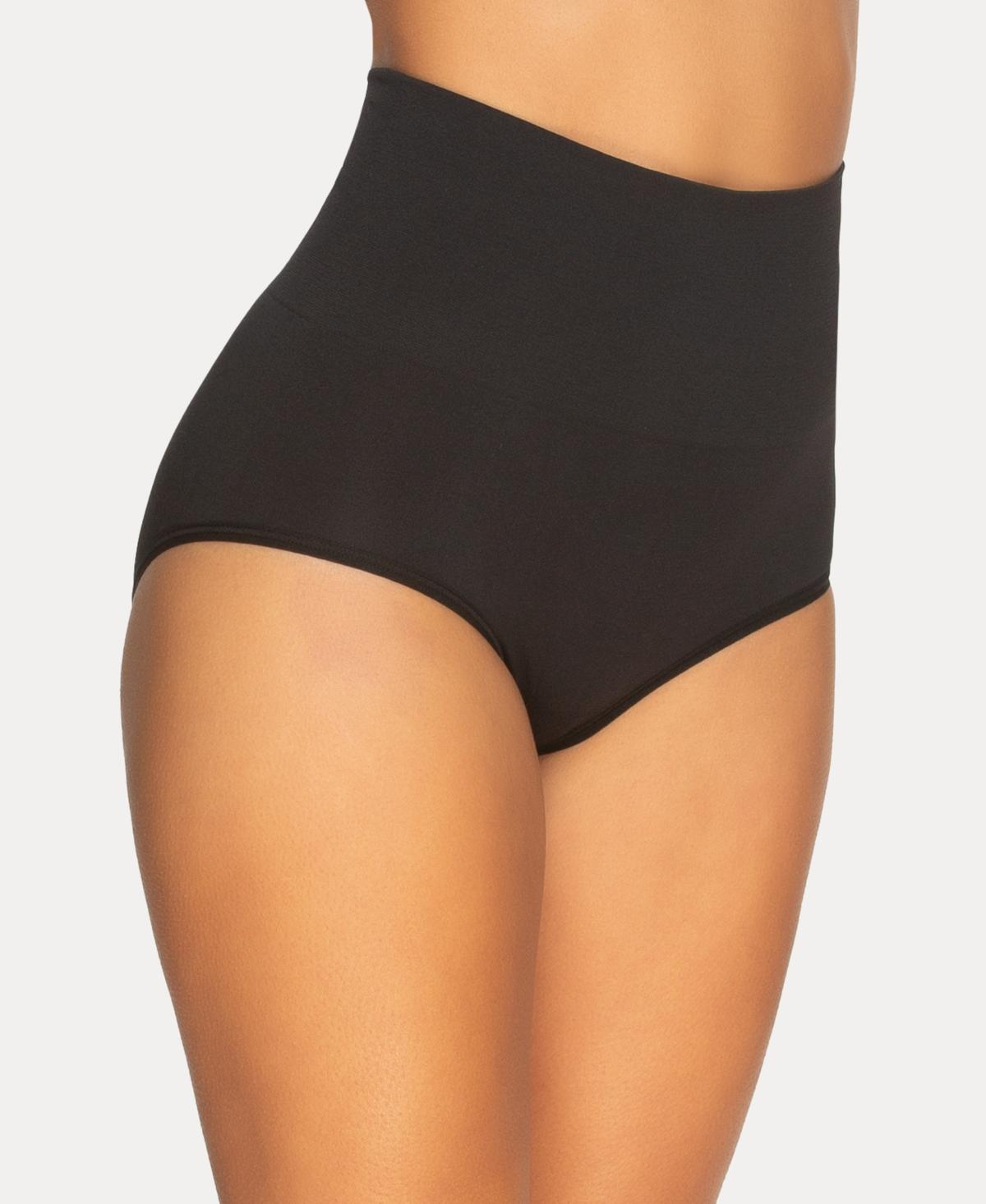 Women's Jezebel Fusion Waist Light Control Shaping Brief Panty 2983P1, Size: Large, Black Blk Product Image