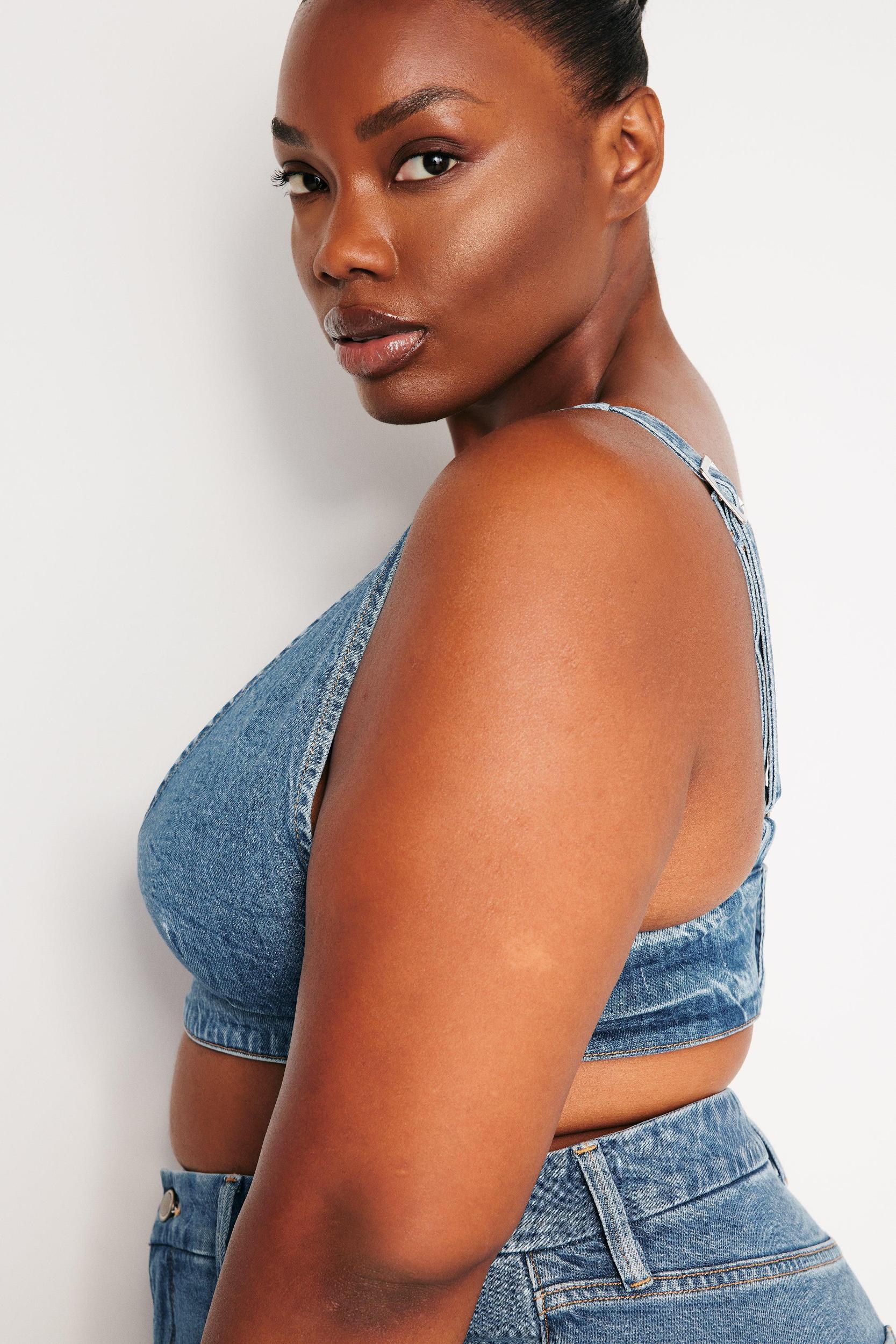 DENIM BRA TOP | INDIGO599 Product Image