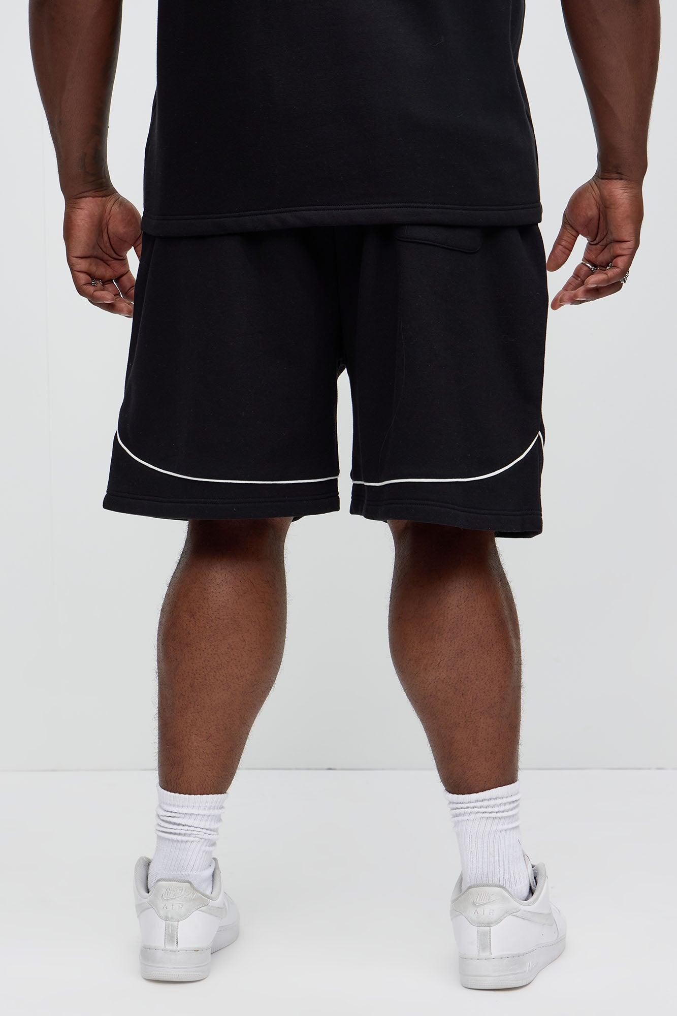Galaxy Sweatshorts - Black/White Product Image