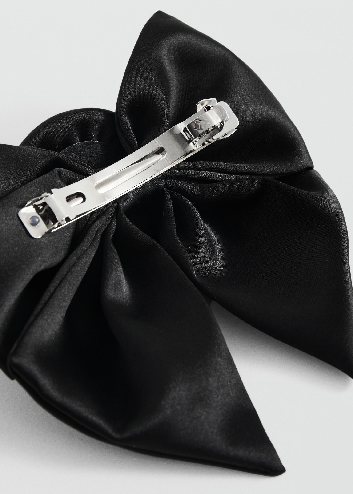 Flower detail bow barrette - Women | MANGO USA Product Image