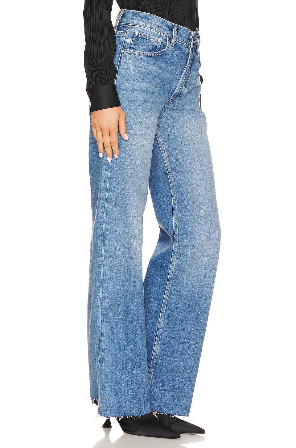 Womens Hugh Wide-Leg Jeans Product Image