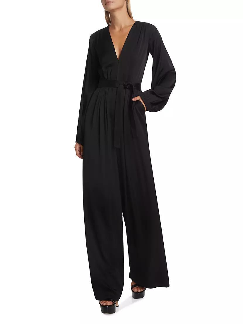 Imogen Belted Wide-Leg Jumpsuit Product Image