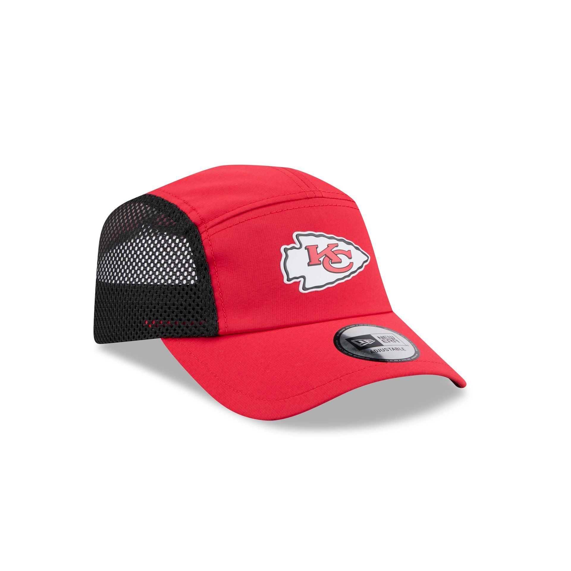 Kansas City Chiefs Poly Runner Adjustable Hat Male Product Image