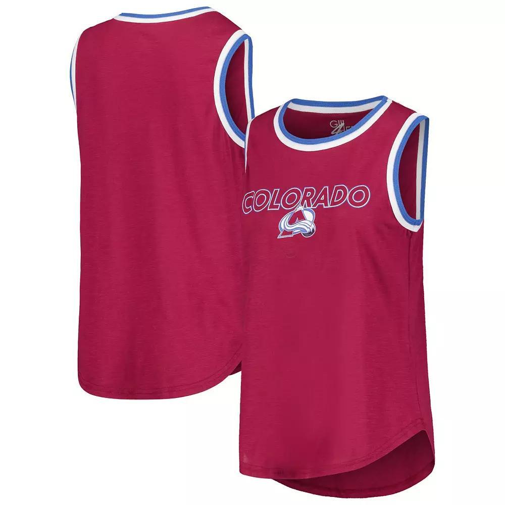 Women's G-III 4Her by Carl Banks Burgundy Colorado Avalanche Strategy Tank Top, Size: 2XL, Med Re Product Image