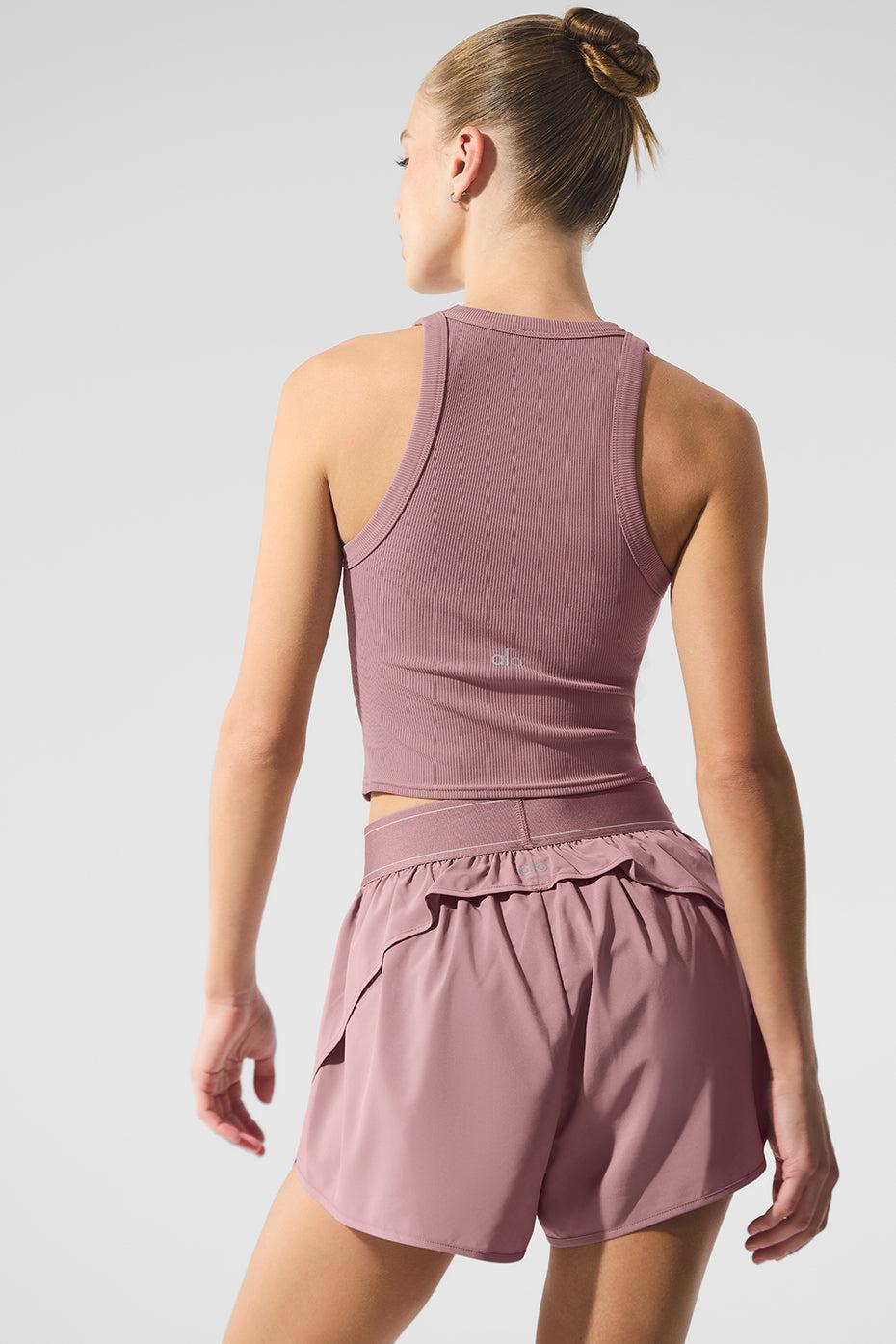 Goddess Ribbed Go-To Tank - Smoky Quartz Product Image
