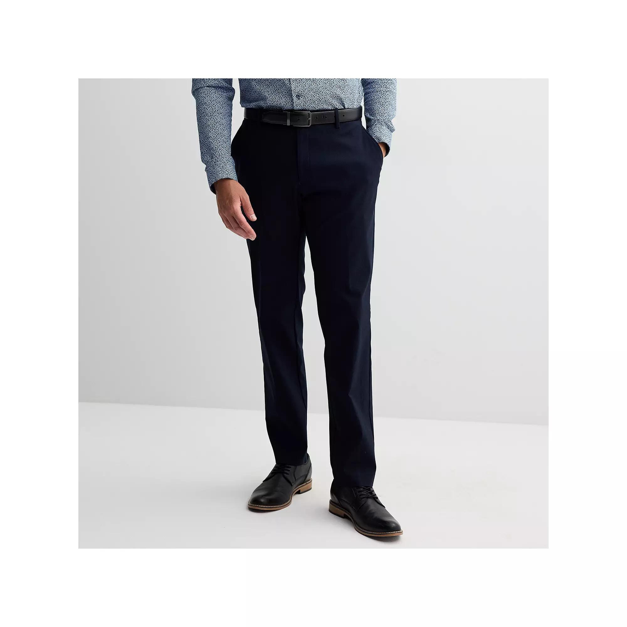 Mens Apt. 9 Premier Flex Slim-Fit Stretch Dress Pants Blue Product Image