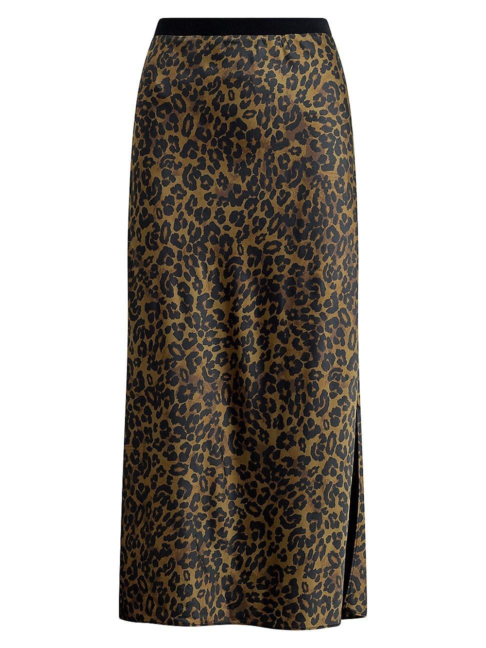 Womens The Josie Leopard Skirt Product Image