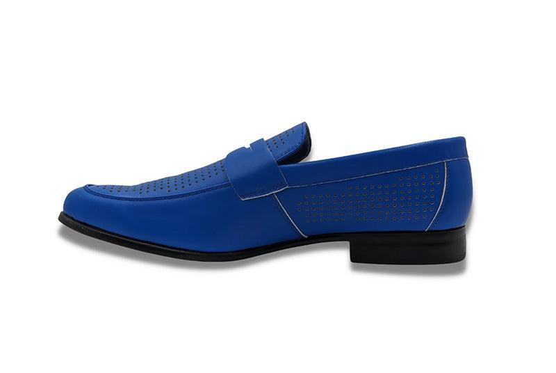 Cobalt Blue Casual Summer Loafer Product Image