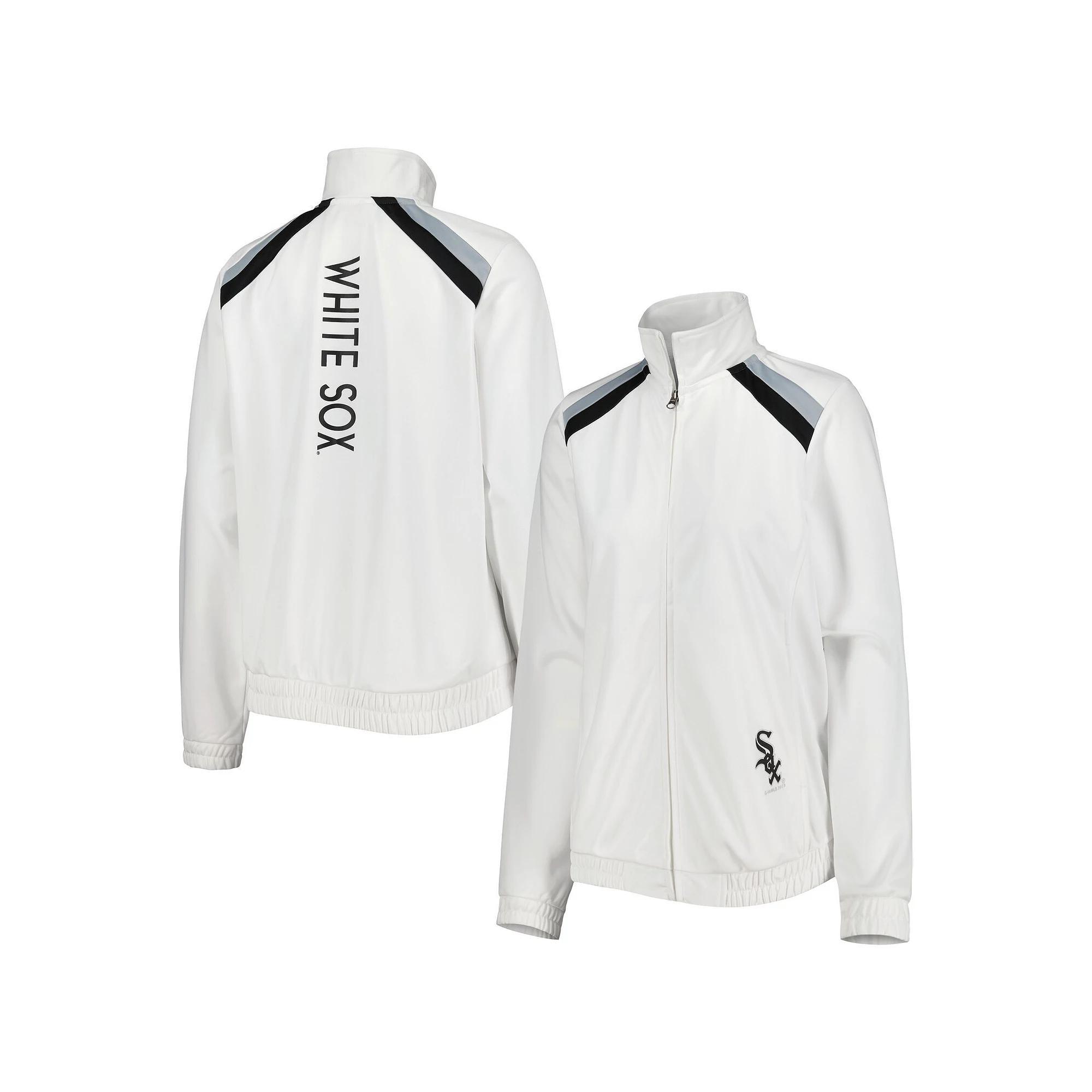 Women's G-III 4Her by Carl Banks White Chicago White Sox Red Flag Full-Zip Track Jacket, Size: XS Product Image
