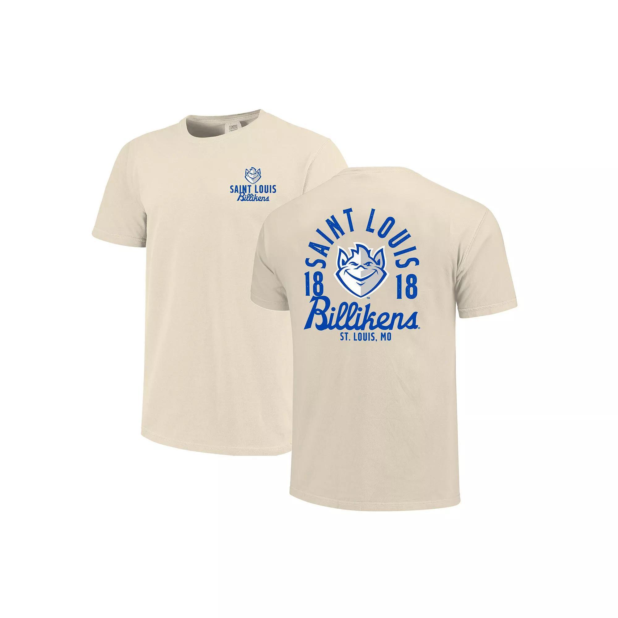 Men's Cream Saint Louis Billikens Comfort Colors Mascot Overlay T-Shirt, Size: 3XL, Nc2 Beige Product Image