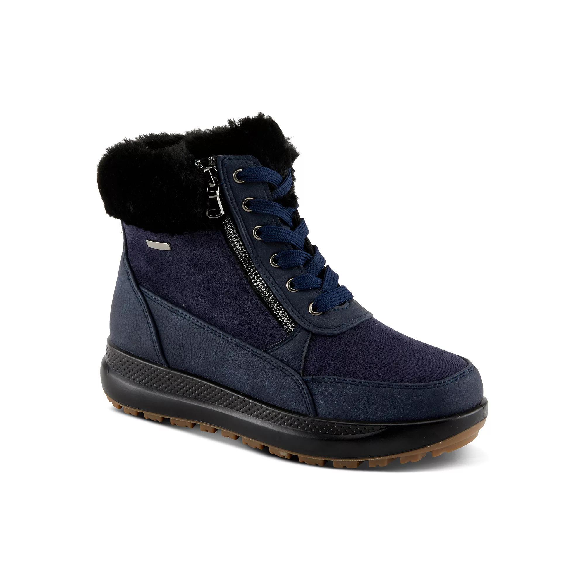 Flexus By Spring Step Burrell Women's Waterproof Ankle Boots, Size: 40, Blue Product Image