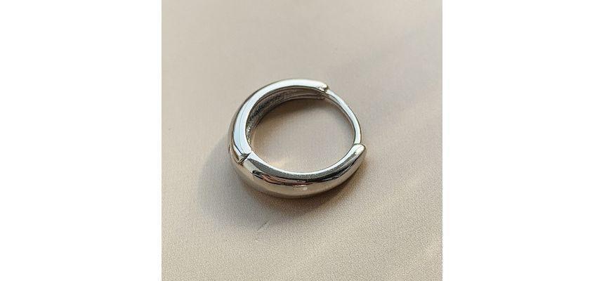 Polished Sterling Silver Hoop Earring (various designs) Product Image