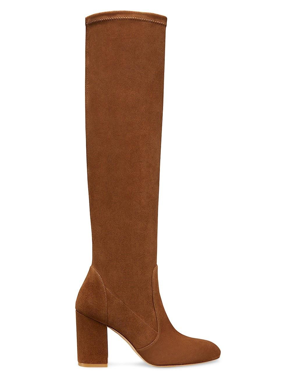 Stuart Weitzman Yuliana 85 Block Heel Slouch Boots Product Image