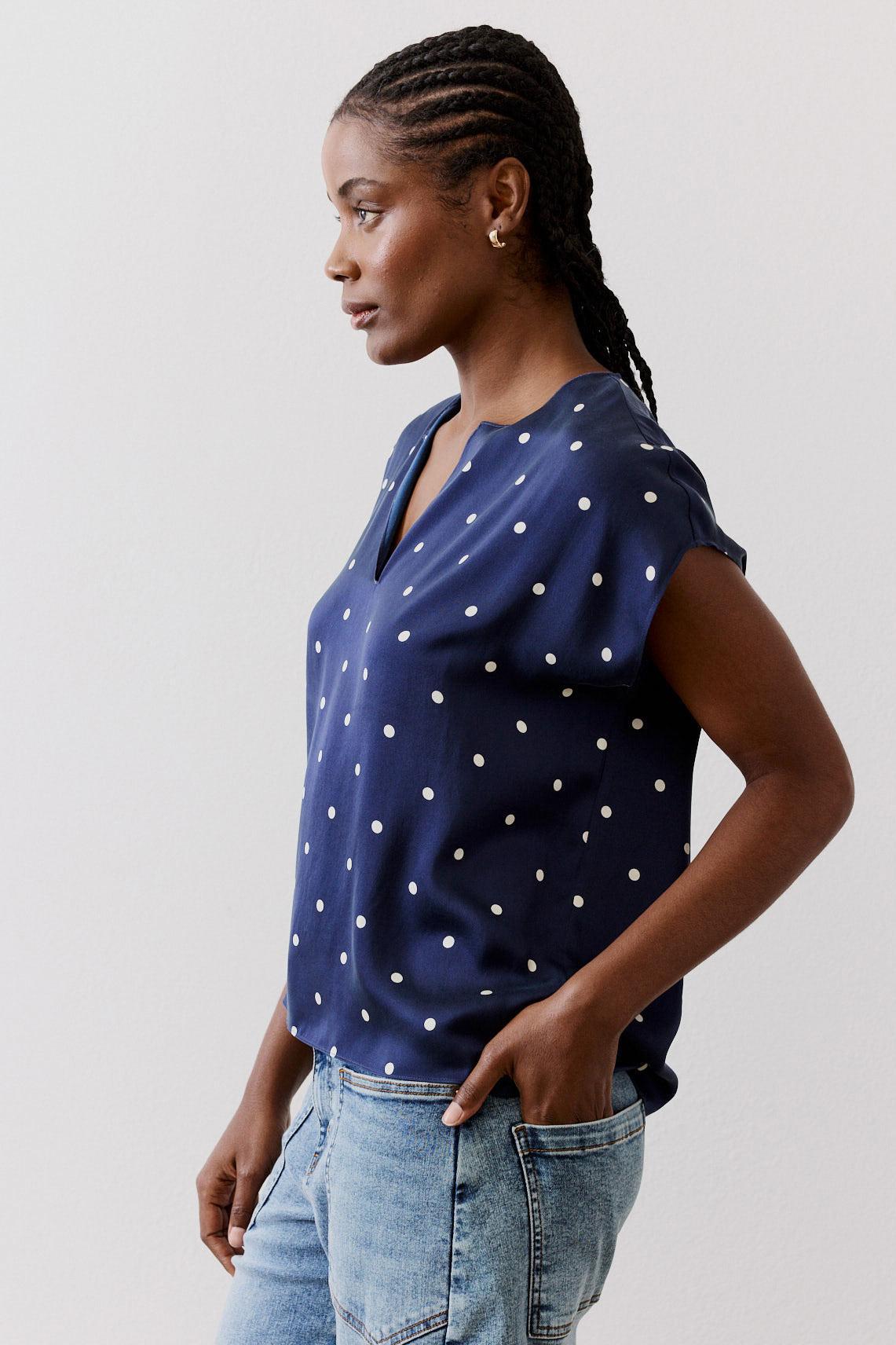 The All Day Washable Silk Top Product Image