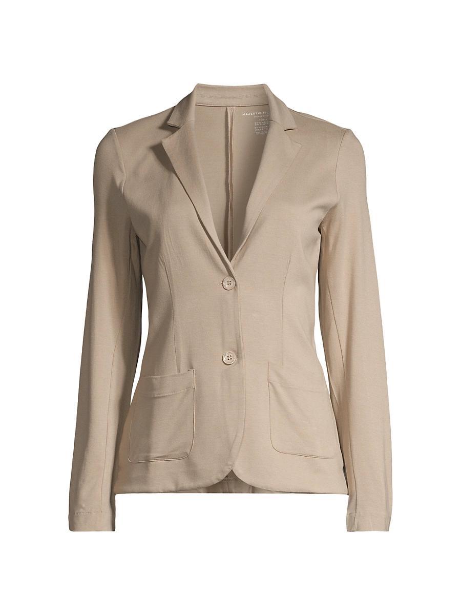 Soft Touch Two-Button Blazer Product Image