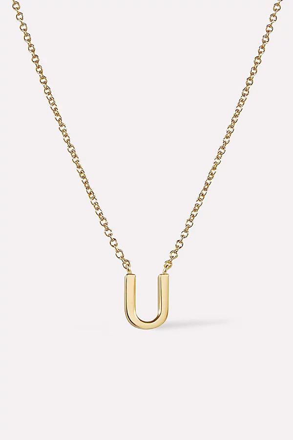 Ana Luisa Gold Letter Initial Necklace, Womens at Urban Outfitters Product Image