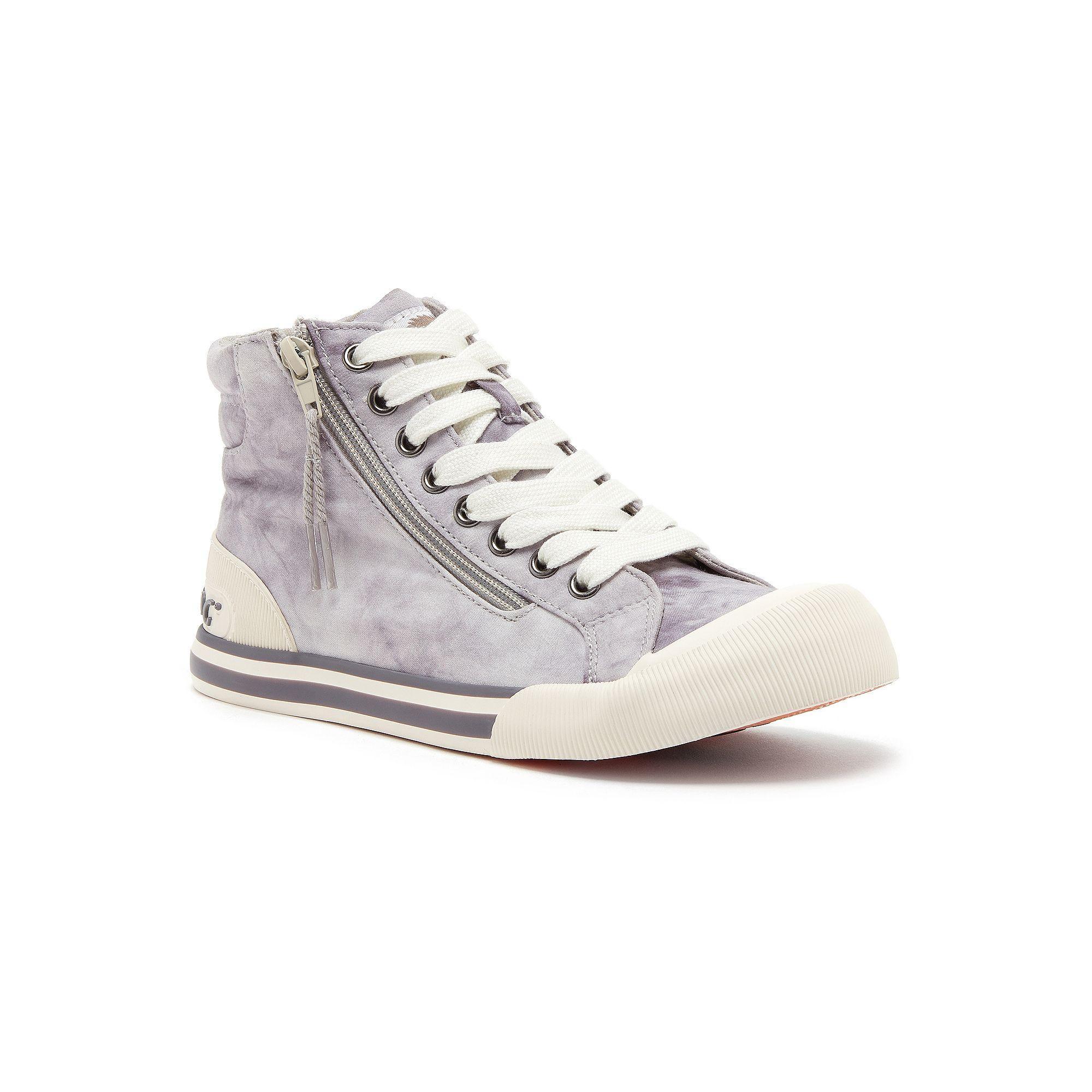 Rocket Dog Jazzinhi Women's High Top Sneakers, Size: 9.5, Gray Tie Dye Product Image