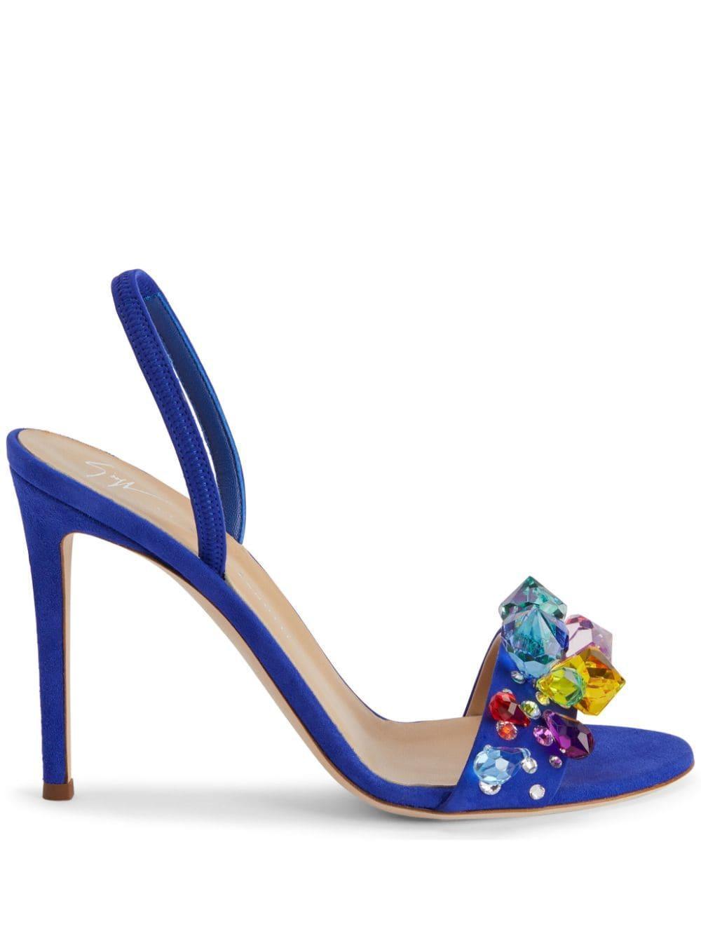 Blinda 105mm suede sandals Product Image