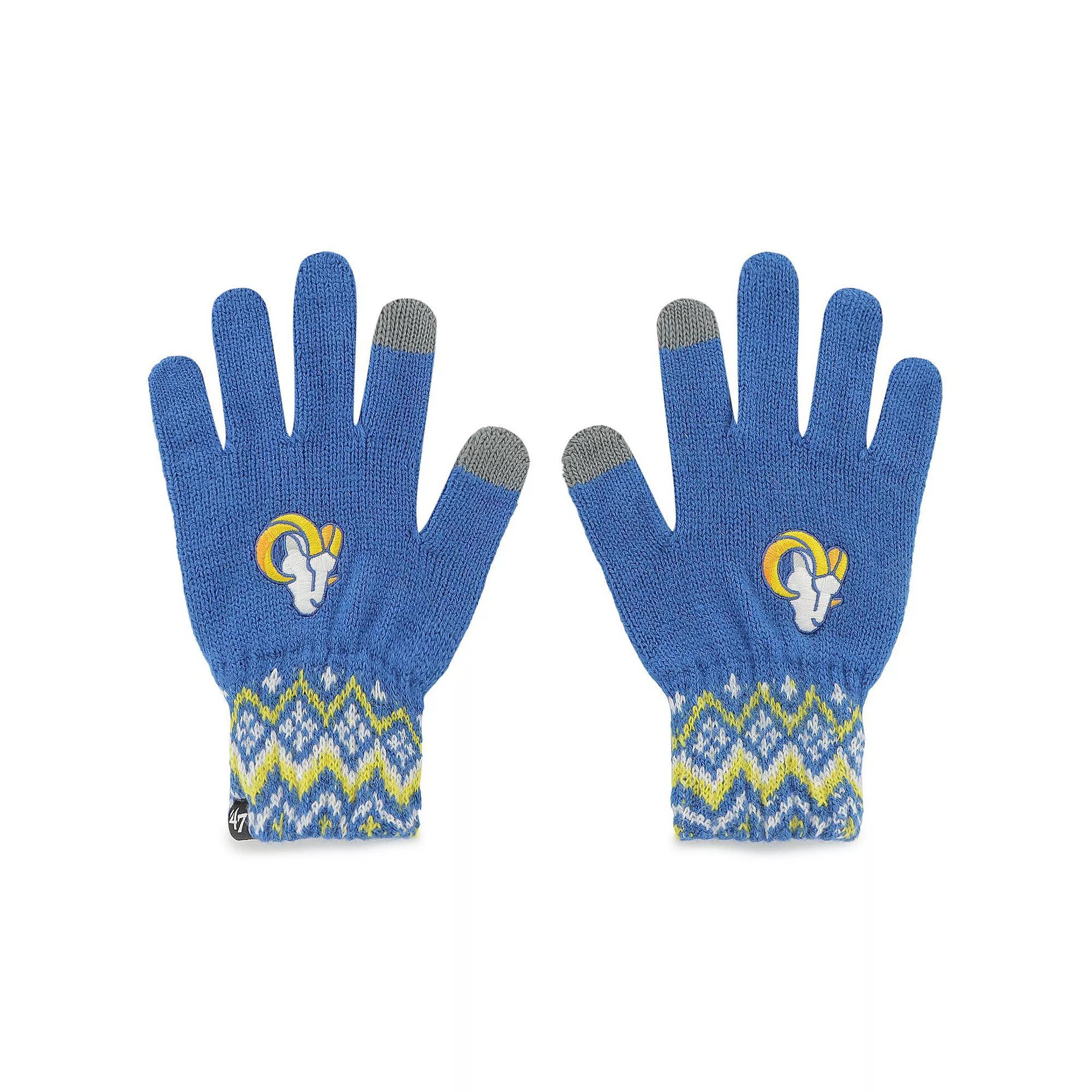 Women's '47 Los Angeles Rams Elsa Gloves, Team Product Image
